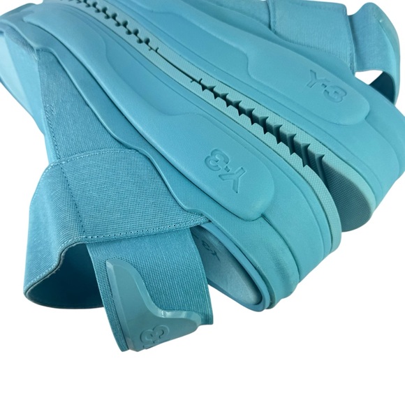Adidas Y-3 RIVALRY Sandals Yohji Yamamoto Blue Men\'s Platform Slides 8.5US